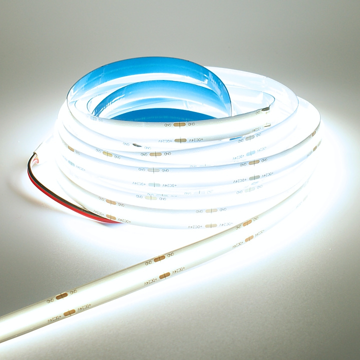 LED pásek COB 24V / 528LED / 14W / 6000K / IP20 / 10mm / PRO+